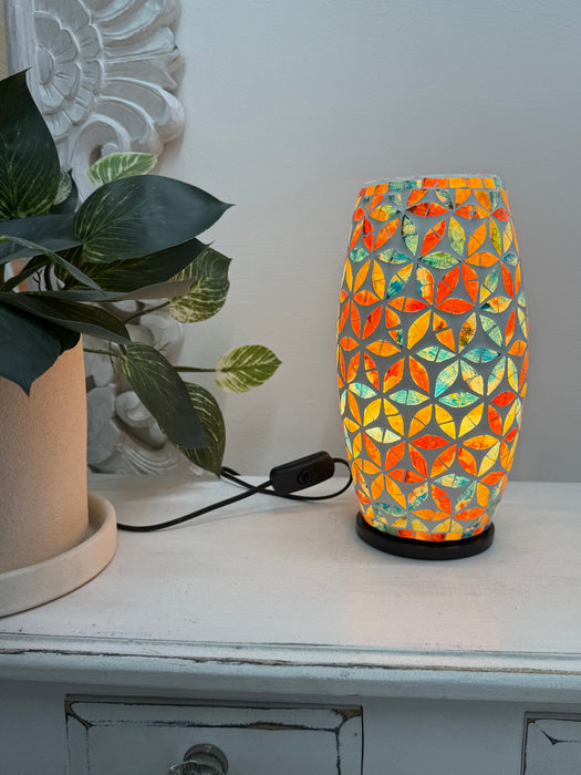 Mosaic Flower Lamp - Multicolour