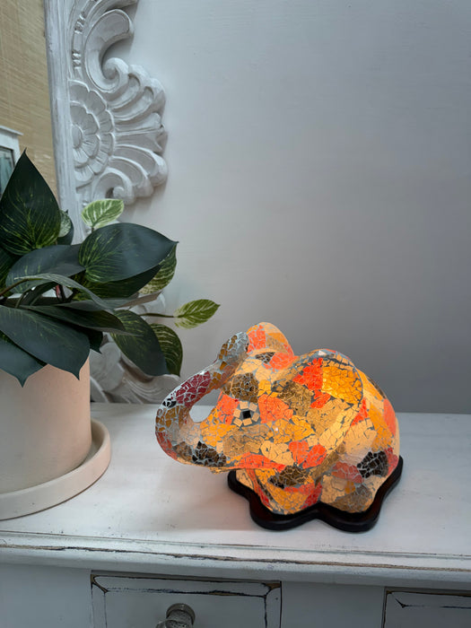 Mosaic Elephant Lamp - Mix