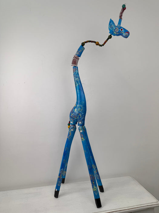 Crazy Giraffe - Small Blue