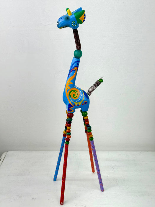 Girafe folle - BLEU