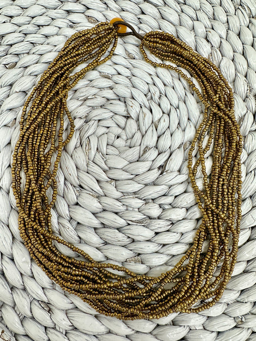 Sofiya Necklace - Gold Metallic~ ALL JEWELLERY 3 FOR 2
