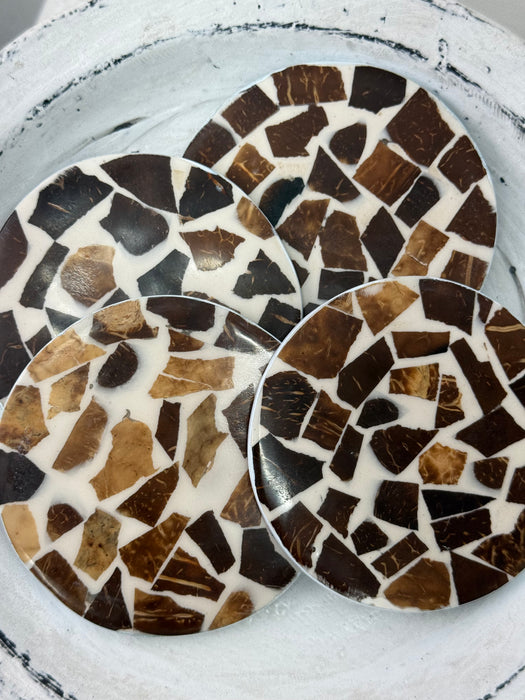 Coconut Shell Resin Coaster
