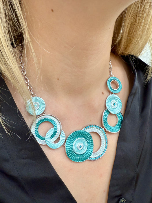 Frona Necklace - Turquoise ~ ALL JEWELLERY 3 FOR 2