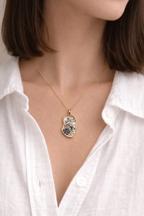 Blue Kao Necklace