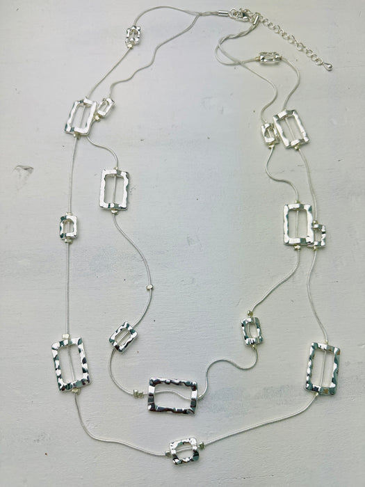 Iliana Necklace - Silver ~ ALL JEWELLERY 3 FOR 2