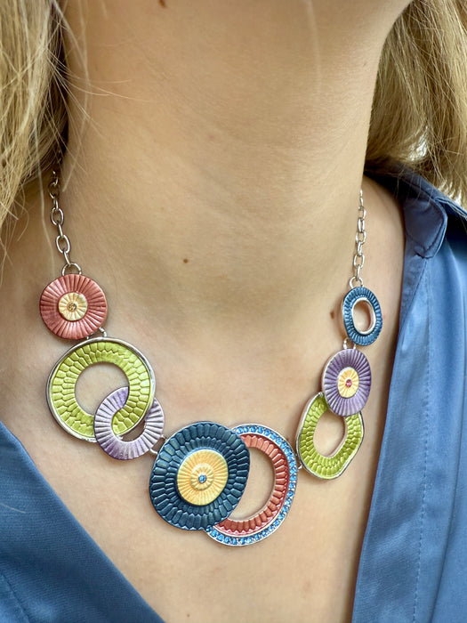 Frona Necklace - Multi ~ ALL JEWELLERY 3 FOR 2