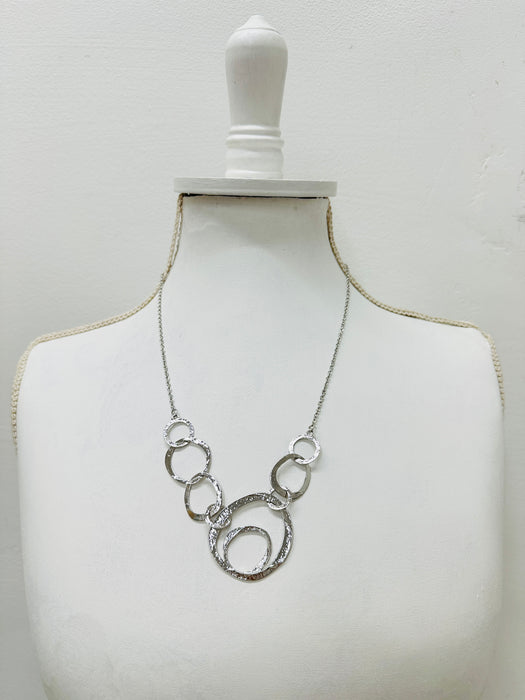 Cerelia Necklace - Silver ~ ALL JEWELLERY 3 FOR 2
