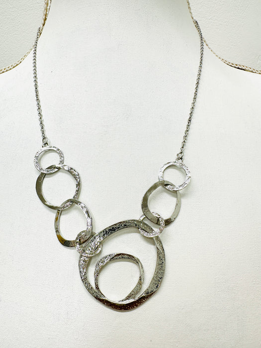 Cerelia Necklace - Silver ~ ALL JEWELLERY 3 FOR 2