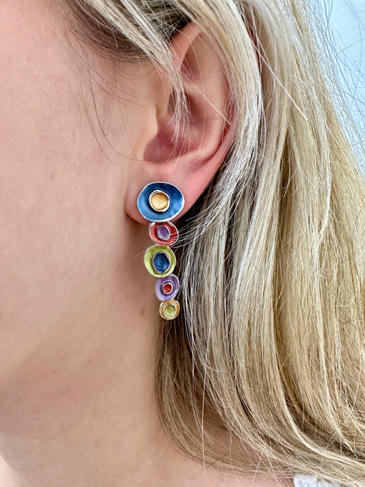 Domna Earrings - Multi ~ ALL JEWELLERY 3 FOR 2