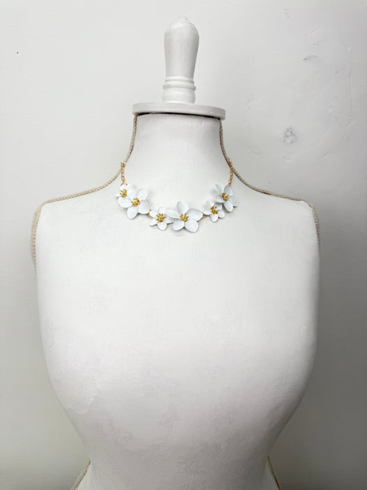 Allegra Necklace - White