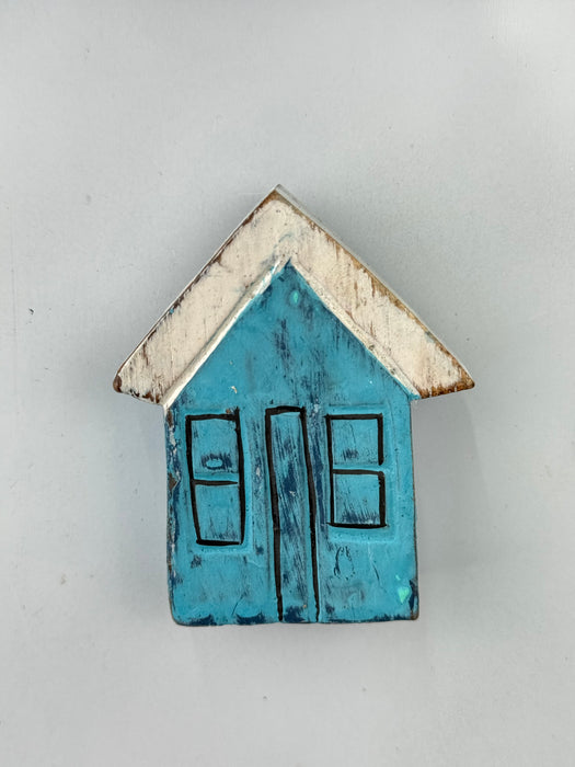 Beach Hut Magnet - Turquoise
