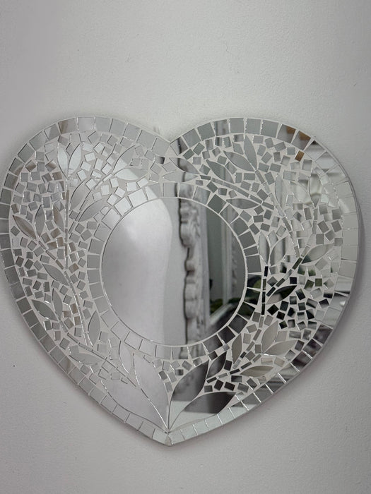 Mosaic Heart Mirror