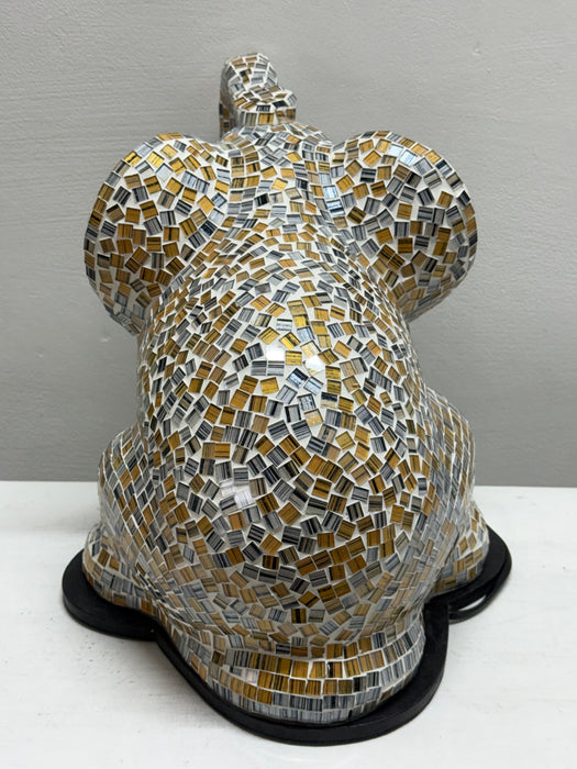 Large Mosaic Elephant Lamp
