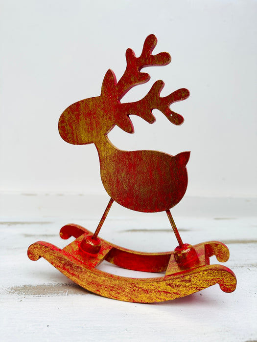 Red Rocking Reindeer - Small