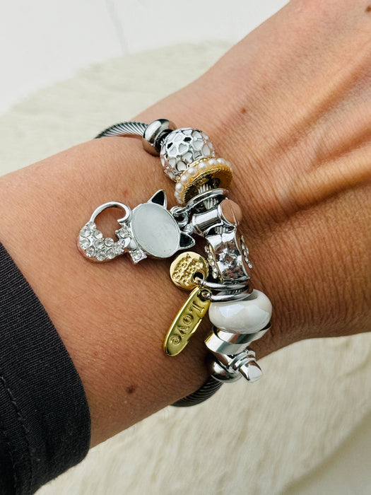 Diva Bracelet - Clear Stone