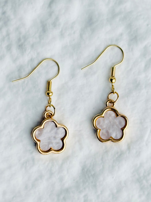 Trèfle Earrings - Cream