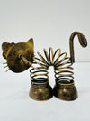 side view of metal spring kitty