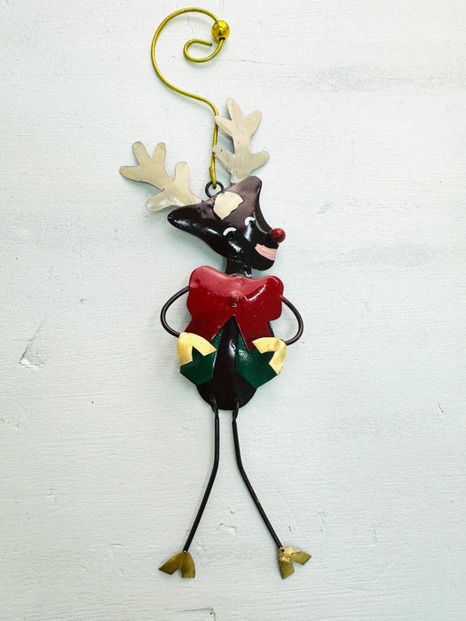 Metal Hanging Reindeer