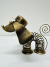 side view of metal dog bungo