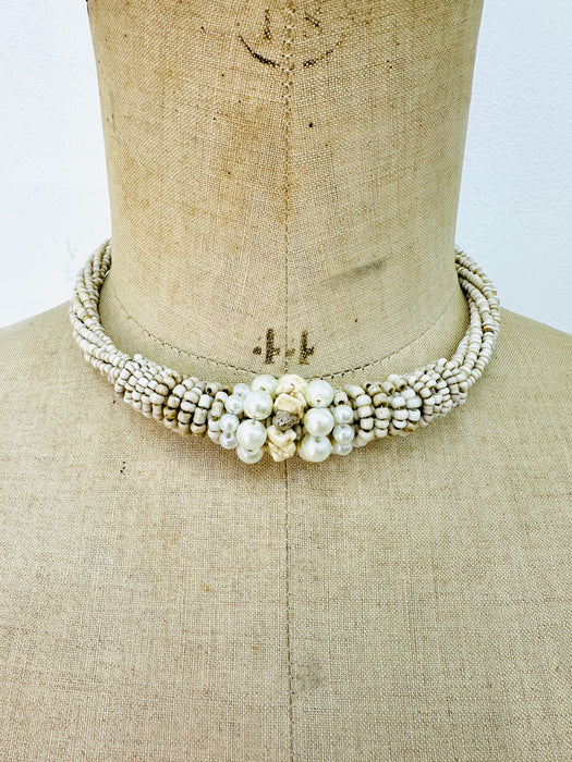 Zara Choker - Cream~ ALL JEWELLERY 3 FOR 2