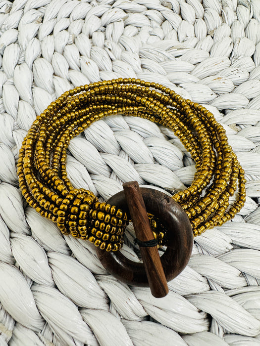 Florence Bracelet - Gold Metallic~ ALL JEWELLERY 3 FOR 2