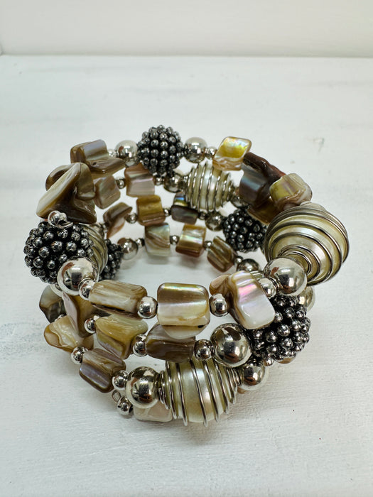 Mira Bracelet - Cream ~ ALL JEWELLERY 3 FOR 2