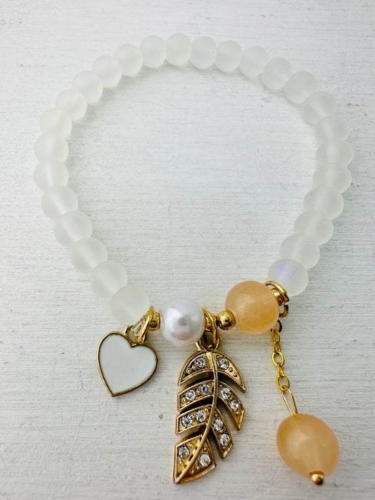 Mila Bracelet - Leaf ~ ALL JEWELLERY 3 FOR 2