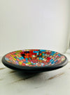 side view of mosaic bowl