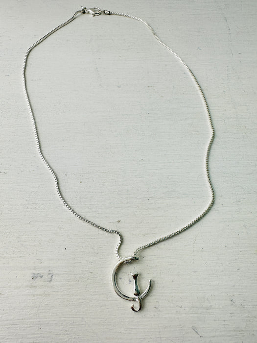 Cat on The Moon Necklace ~ ALL JEWELLERY 3 FOR 2