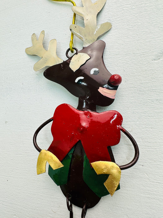 Metal Hanging Reindeer