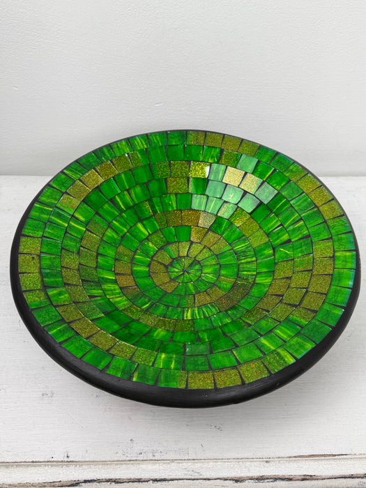 Mosaic Bowl - Moss Green