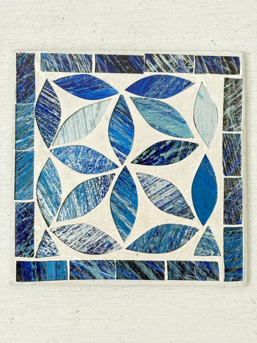Square Mosaic Coaster - Arctic