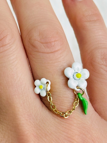Daisy Flower Ring