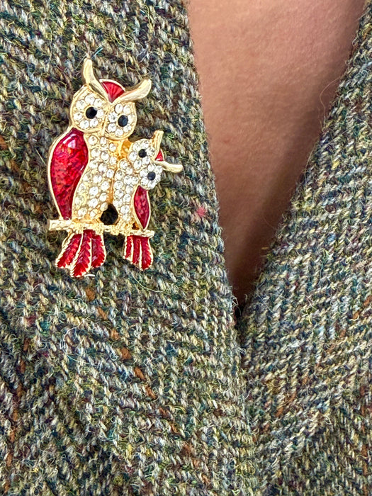 Owl Brooch
