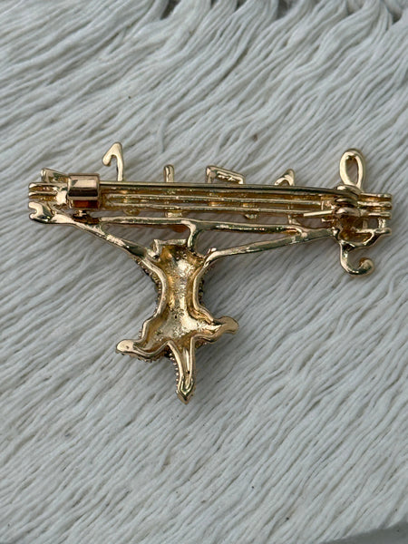 back view of brooch