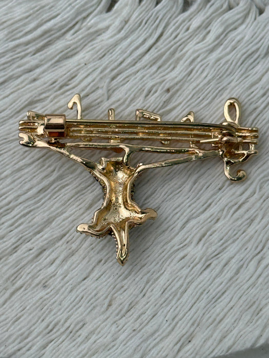 back view of brooch
