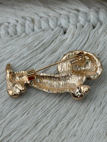 back view of brooch