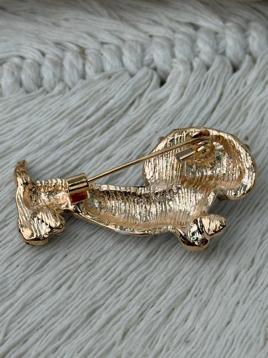 back view of brooch