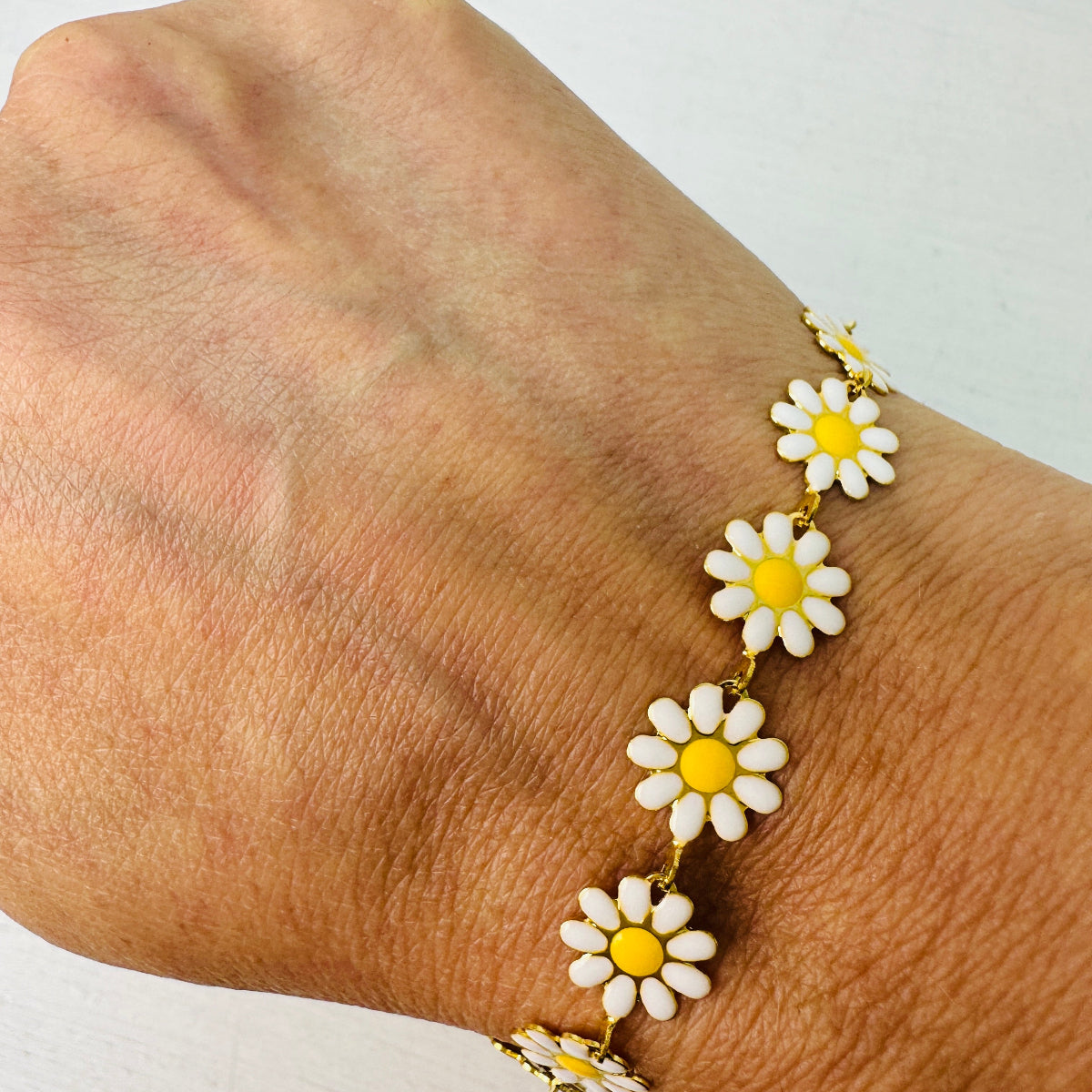 Daisy Flower Bracelet | The Red Gecko– The Red Gecko UK