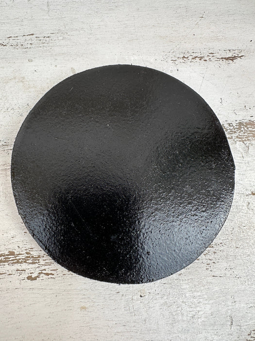Back of the Galaxy mosaic coaster showing the smooth round MDF base on a light background.