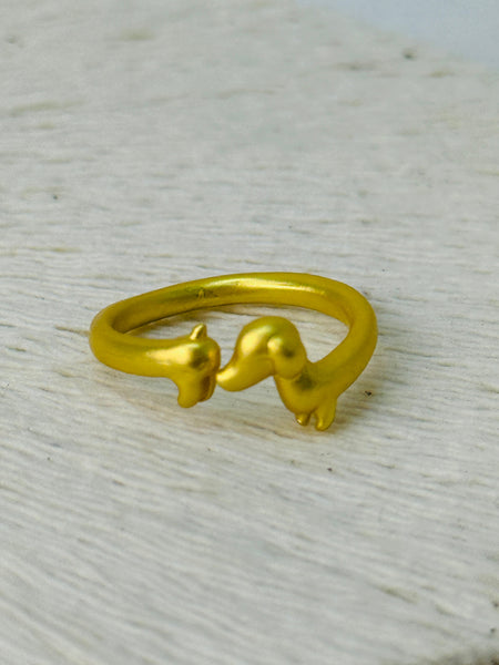 close-up of ring
