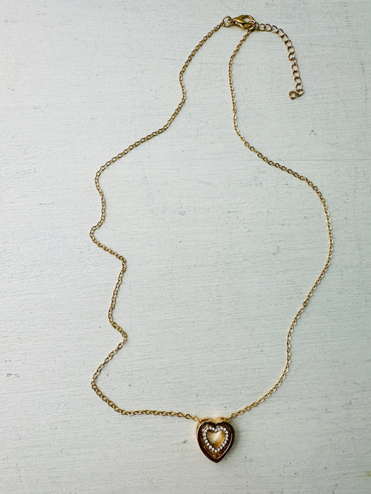 flat-lay of necklace