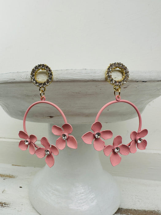 Lydia Earrings - Pink ~ ALL JEWELLERY 3 FOR 2