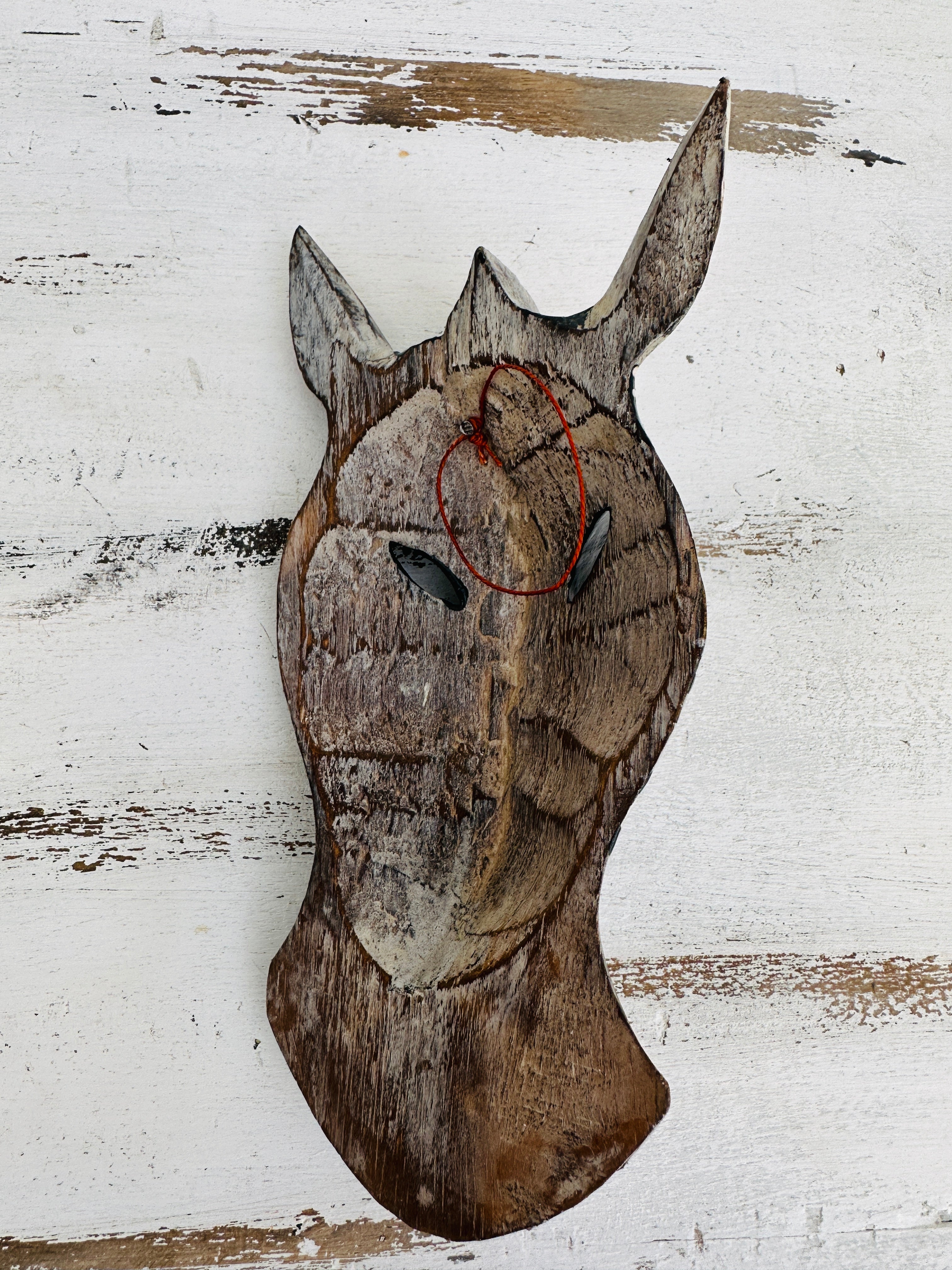 aerial base view of zebra wood mask