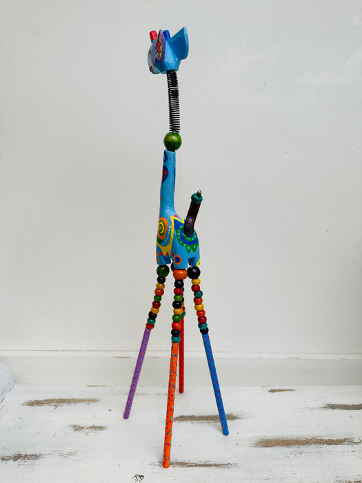 Crazy Giraffe Small - BLUE