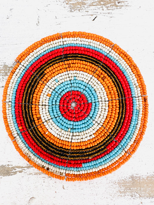 Beaded Coaster - Multi