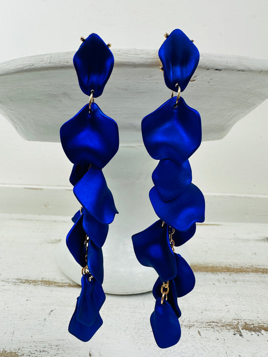 Feronia Earrings - Blue ~ ALL JEWELLERY 3 FOR 2
