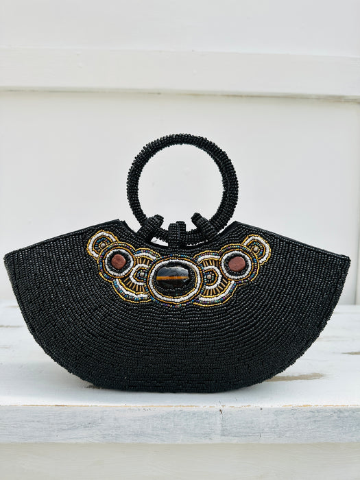 front of beaded bag