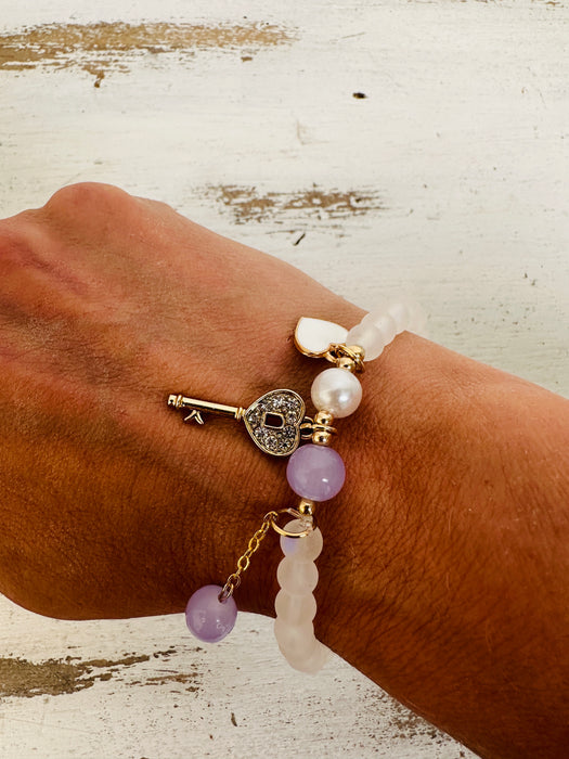 Mila Bracelet - Key ~ ALL JEWELLERY 3 FOR 2