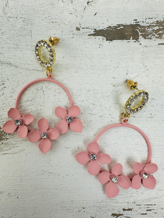 Lydia Earrings - Pink ~ ALL JEWELLERY 3 FOR 2